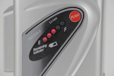 Ersatzakku f&uuml;r Panasonic &ndash; 26V / 13Ah &ndash; silber 333Wh E-Bike Akku f&uuml;r Panasonic Kalkhoff Kettler Flyer Produktbild 1
