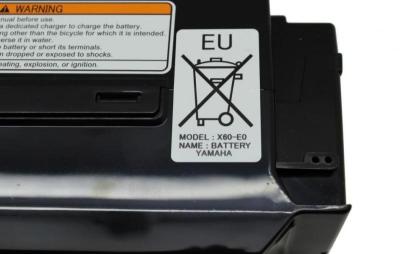 NEU Yamaha E60-E0 / X49-E0 25,2V Gepida (25/26V) Rahmen Akku E-Bike Pedelec Produktbild 7