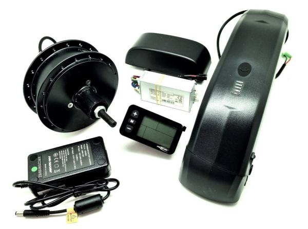 ANSMANN ``RM9.0`` Nachr&uuml;stset Motor 630Wh Akku  LCD Display Antrieb E-Bike Pedelec