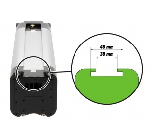 Phylion Akku XH259-10J 24V 13Ah SilverFish f&uuml;r E-Bike Pedelec Aldi Prophete MiFa Trio Samsung u.v.m. Produktbild 1