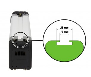Phylion Akku XH370-10J 37V 13Ah SilverFish f&uuml;r E-Bike Pedelec Samsung, MiFa, Rex, Prophete, Curtis, McKenzie, Rabeneick Produktbild 2