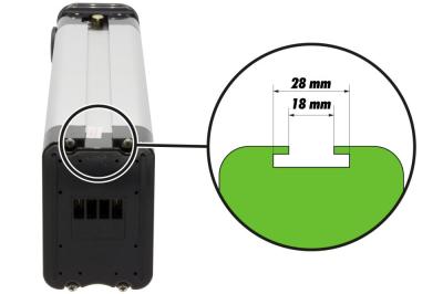 Maratron Akku 36V 12Ah SilverFish f&uuml;r Aldi Prophete MiFa Trio Samsung Phylion u.v.m. Produktbild 3