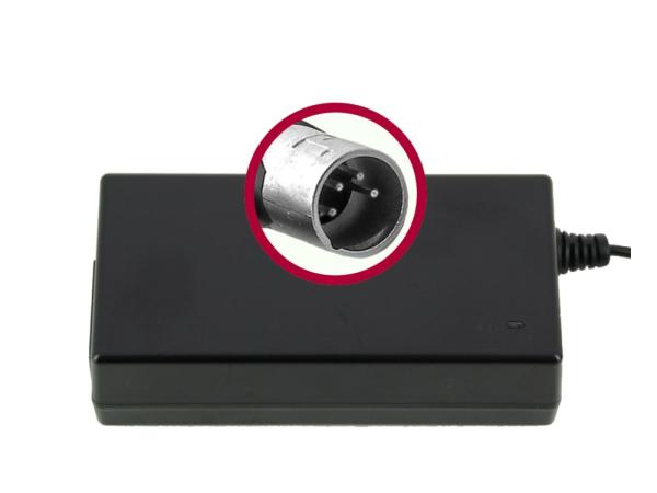 Ladeger&auml;t Heinzmann Akku Li-Ion 48V 2A Stecker XLR4 E-Bike