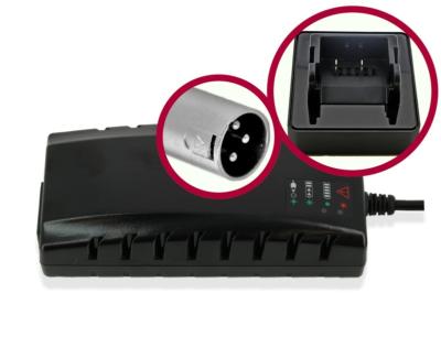 BMZ nur Ladeschalle Station f&uuml;r Ladeger&auml;t Panasonic Derby Cycle 18Ah und 24Ah Akku Kalkhoff Produktbild 2