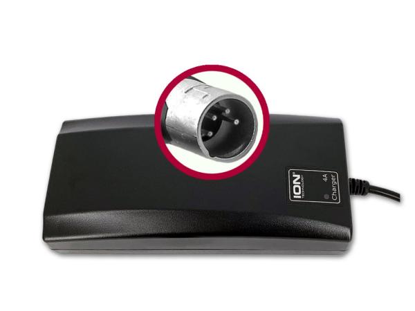 Ladeger&auml;t Accell Li-Ion 36V 4A Stecker XLR 4-polig Batavus Sparta Koga