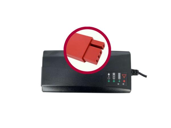 Ladeger&auml;t BMZ Li-Ion 42V 2A 4-pin Stecker BMZ Carrier Akku