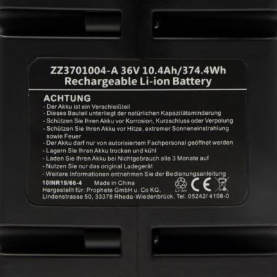 Original Sideclick 36 Volt / 10,4Ah 374Wh mit CAN-Bus E-Bike  Akku, Li-Ionen  Prophete, Z&uuml;ndapp, Kreidler u.a. Produktbild 4