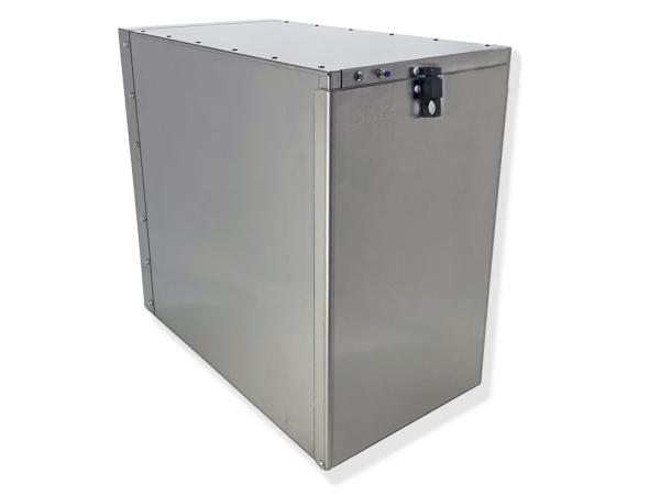 BMZ Schutzbox 43L Schnapper Pr&auml;ventivbox mit 220V- Anschluss E- Bike Akku