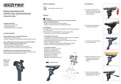 CONTEC Parallelogramm - Federsattelst&uuml;tze 27,2 x 350mm "Nara Air Link+" Sattelst&uuml;tze Luftfederung Produktbild 5