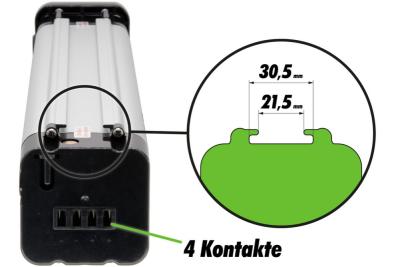Maratron Ersatz-Akku 36V 11Ah (400Wh) f&uuml;r swemo SW200, Pegasus D3E, AGOGS lowstep, LEVIT chilo, u.a. Samsung Produktbild 3