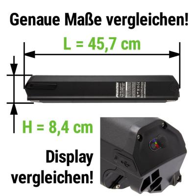 Maratron Ersatzakku 36V 13Ah (468Wh) f&uuml;r Telefunken M920, XC920, CX921, Z&uuml;ndapp Z801, Fitifito FT26 u.v.m. Produktbild 7
