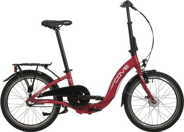 BBF Faltrad "Cove 10.08" 3-Gang 20" Aluminium bordeaux Klapprad kostenloser Versand, kein Dahon