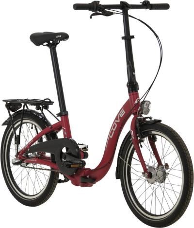 BBF Faltrad "Cove 10.08" 3-Gang 20" Aluminium bordeaux Klapprad kostenloser Versand, kein Dahon Produktbild 1