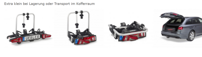 MIETEN VERLEIH Fahrradtr&auml;ger Uebler Fahrrad-Kupplungstr&auml;ger I31 3 Fahrr&auml;der Produktbild 1