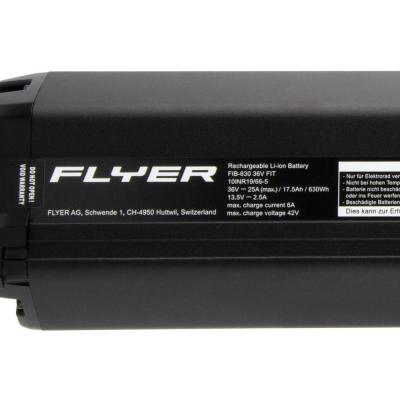 FLYER Panasonic E-Bike InTube-Akku FIB 630 FIT - 36V 17,5Ah (630Wh) E-Bike Akku Produktbild 4