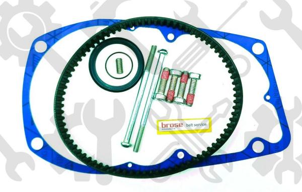 Reparatur inklusive Set BROSE E-Bike Motor Service Riementausch Kit Gen. 1 ALU