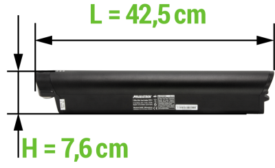 Maratron Semi-Intube Akku ZZ374 - 36V 14Ah (504Wh) mit LG Zellen - f&uuml;r u.a. Telefunken Aufsteiger, Z&uuml;ndapp Z810 - REENTION EEL-MINI 40 Produktbild 5