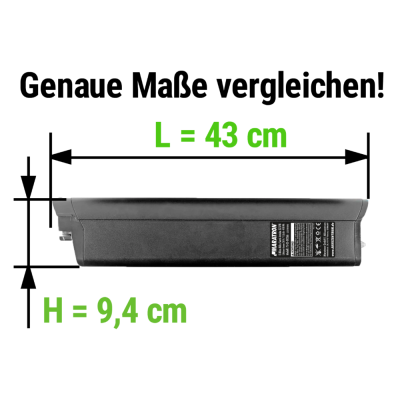 Maratron Semi-Intube Akku ZZ378 - 36V 11,6Ah (418Wh) - f&uuml;r Z&uuml;ndapp Z808 - REENTION EEL-PRO 52 Produktbild 3