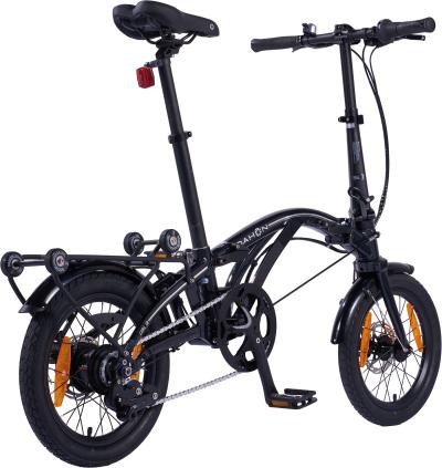 DAHON "Curl i8" 8-Gang schwarz Faltrad Klapprad kostenloser Versand Produktbild 1