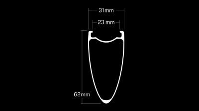 Bontrager Vorderrad Bontrager Aeolus RSL 62 TLR Disc 12T Bla Produktbild 9