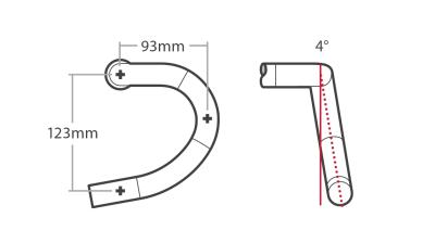 Bontrager Lenker Bontrager Elite IsoZone VR-CF Road 31,8mm 4 Produktbild 1
