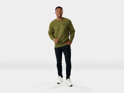 Trek Oberteil Trek Quilted Crewneck M Olive Produktbild 2