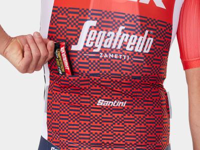 Santini Trikot Santini Trek-Segafredo Team S White/Red Produktbild 2