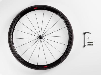 Bontrager Vorderrad Bontrager Aeolus XXX 4 Tubular Black/Red Produktbild 5