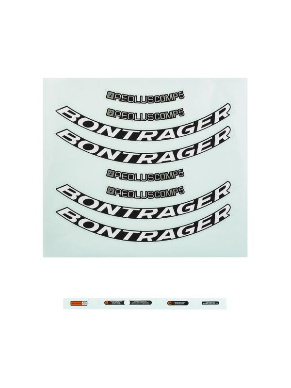 Bontrager Decal Bontrager Aeolus Comp Disc Anthracite/White