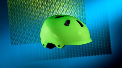 Bontrager Helm Bontrager Jet WaveCel Child White/Azure CE Produktbild 6