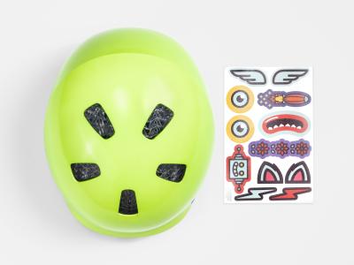 Bontrager Helm Bontrager Jet WaveCel Youth Vis Green/Royal C Produktbild 5