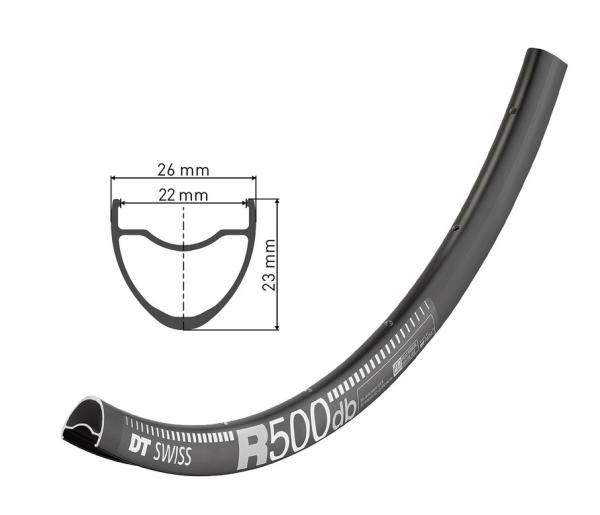 DT Swiss Felge  R 500  DB