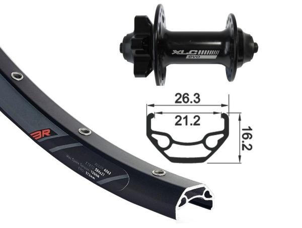 XLC  V-Rad 26x1.9 FW-A06