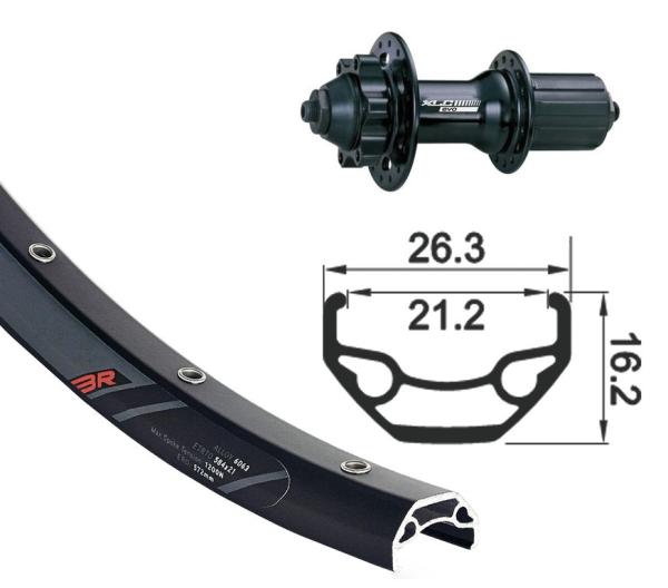 XLC  H-Rad 26x1.9 RW-A06
