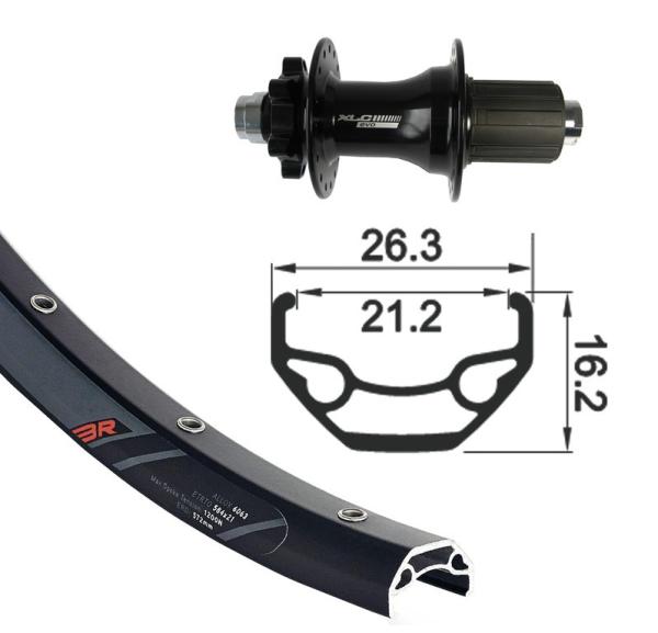 XLC  H-Rad 26x1.9 RW-A07