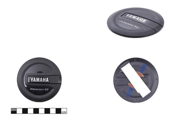 YAMAHA Logo Bezel PW-S2, links