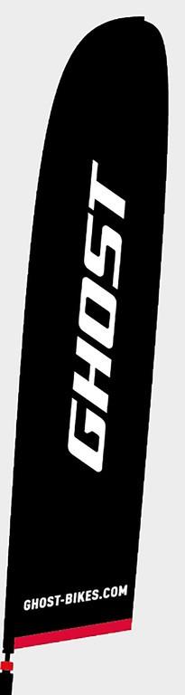 Beachflag Ghost gro&szlig; 5m