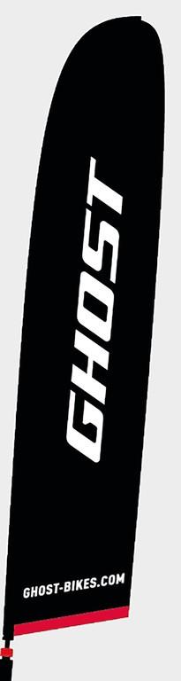 Beachflag Ghost gro&szlig; 4m