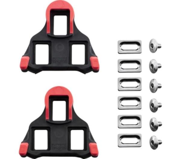 Shimano Schuhplatten SM-SH 10 f&uuml;r SPD -SL rot