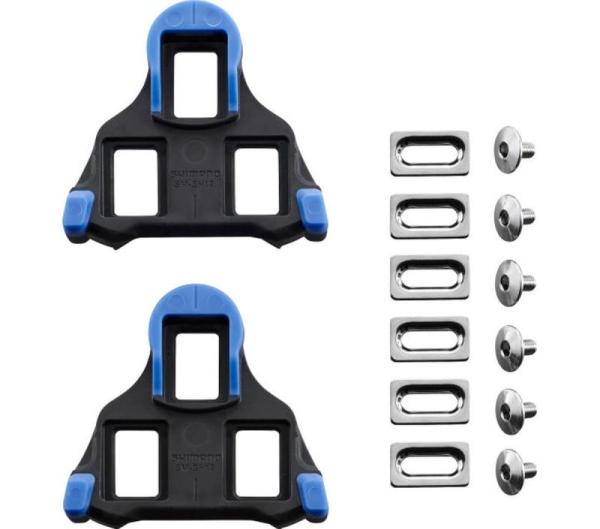 Shimano Schuhplatten SM-SH 12 f&uuml;r SPD -SL blau