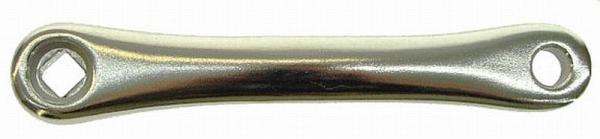 Kurbel links Alu 170 mm silber