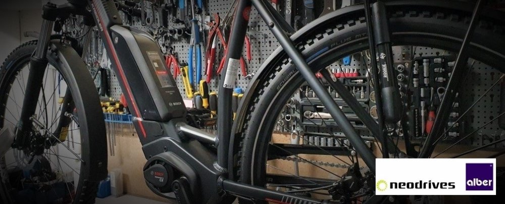 Neodrives Alber E-Bike Inspektion, Reparatur mit Service Update