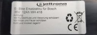 Beltrona 2.0 36V 12Ah 419Wh Bosch PowerPack Classic 400 Gepäckträger E-Bike Akku