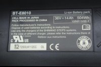 Shimano STEPS BT-E8010 504Wh E-Bike Akku schwarz