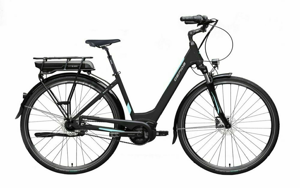Gepida Reptila 1000 Rh. 46cm schwarz Bosch Active 400Wh E-Bike Pedelec