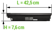 Maratron Semi-Intube Akku ZZ374 - 36V 14Ah (504Wh) mit LG Zellen - für u.a. Telefunken Aufsteiger, Zündapp Z810 - REENTION EEL-MINI 40