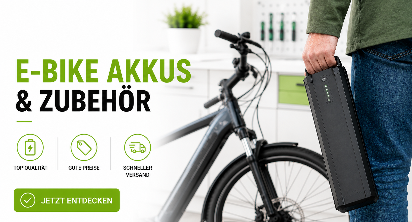 E-Bike Akkus und Zubehör